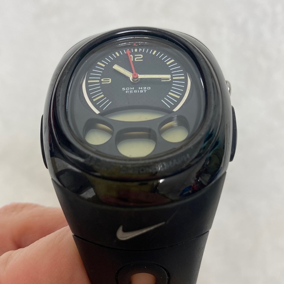 Nike Other - Nike Sports watch.  Black, silicone band.  Waterproof.  Nice condition.